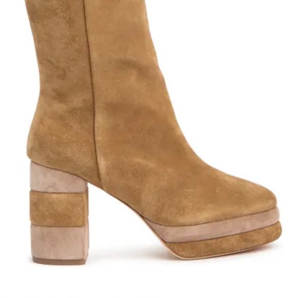 Tory Burch Platform Block Heel Tall Boot - Picture 10 of 11